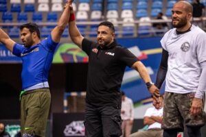 Assed Baig Winning BJJ Competition